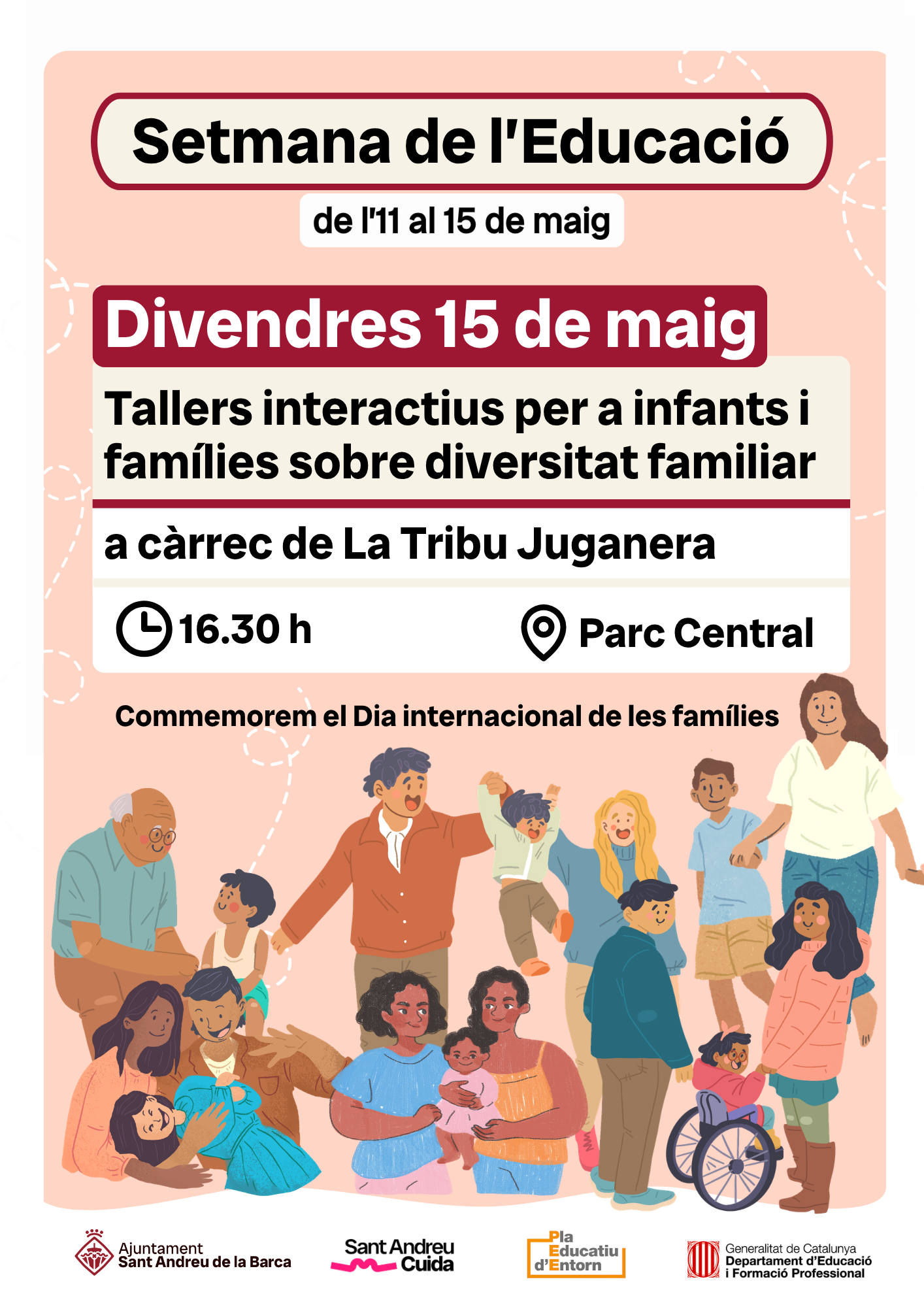 Tallers interactius per a infants i famílies sobre Diversitat familiar 